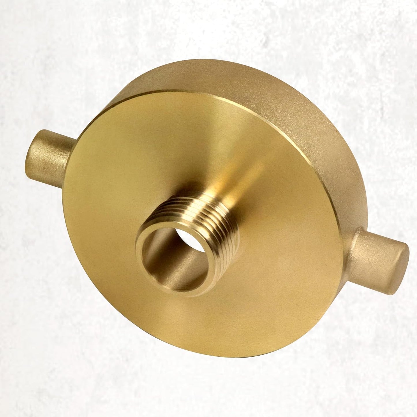 2-1/2" NH NST Female x 2" NPT Male Fire Adapter, Brass Fire Equipment for Hose or Hydrant with Pin Lugs, 2 PCS