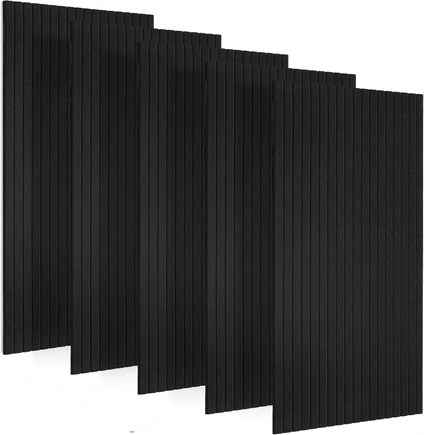 5 Pack Large Acoustic Panels for Wall Sound Proof 47.2 x 23.6 x 0.35 Inch Sound Dampening Panels for Wall Decor Sound Absorbing Polyester Fiber Wall Panel for Bedroom Home Studio Office