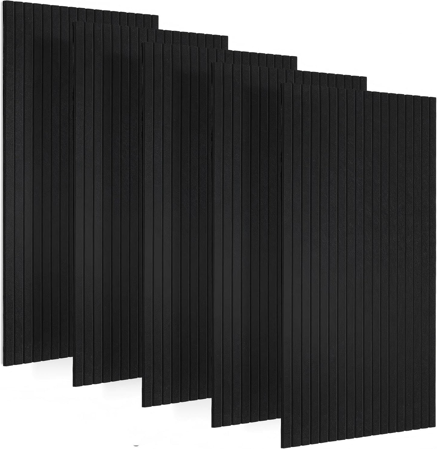 5 Pack Large Acoustic Panels for Wall Sound Proof 47.2 x 23.6 x 0.35 Inch Sound Dampening Panels for Wall Decor Sound Absorbing Polyester Fiber Wall Panel for Bedroom Home Studio Office