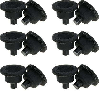 Stove Grate Rubber Feet Replacement for Wolf for Subzero Gas Cooktop Range Burner Rubber Grate Bumper Pads 12 Pack