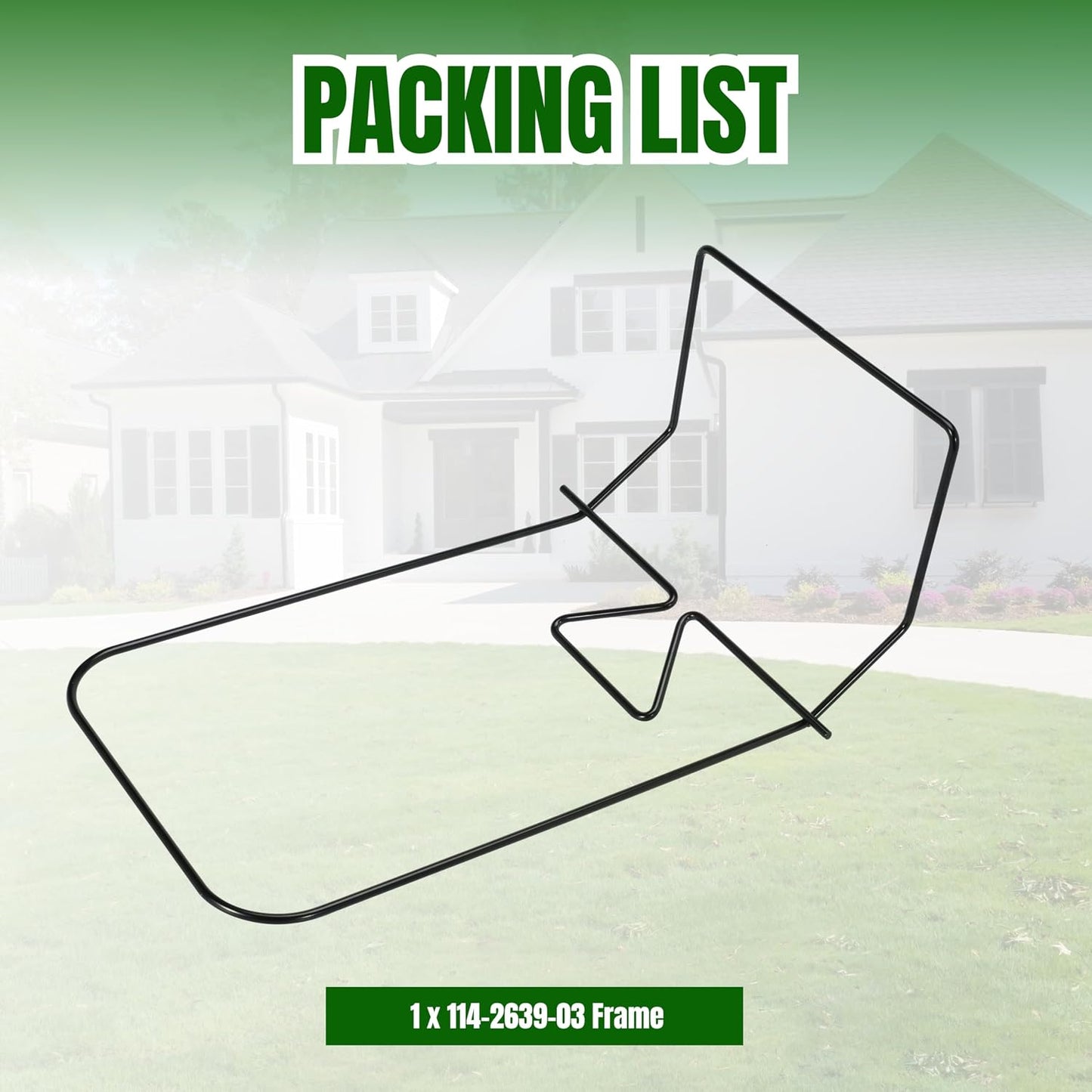 Grass Catcher Bag Frame for to-ro 22" Recycler Lawn Mower Replace 132-4483-03 114-2639-03