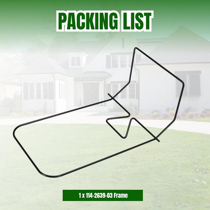 Grass Catcher Bag Frame for to-ro 22" Recycler Lawn Mower Replace 132-4483-03 114-2639-03