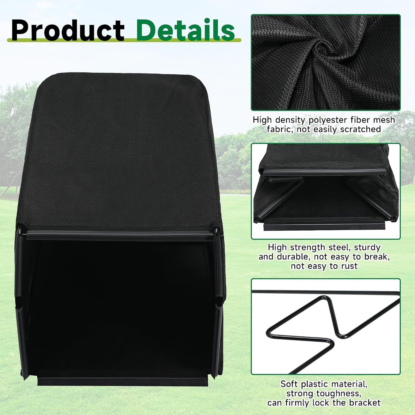 Lawn Mower Bag and Frame Set Grass Catcher Bag and Frame for to-ro 22" Recycler Lawn Mower Replace 132-4483-03 115-4664 114-2639-03 (Bag+Frame)