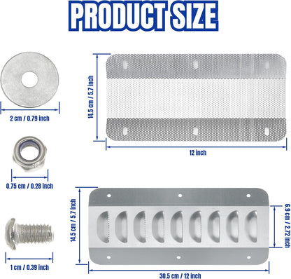 Shipping Container Vent Accessories Transportation Container Air Vents for 20ft Storage Containers Passive Cross Flow Ventilation Cargo Containers Preventing Excessive Heat and Condensation (6 Pack)