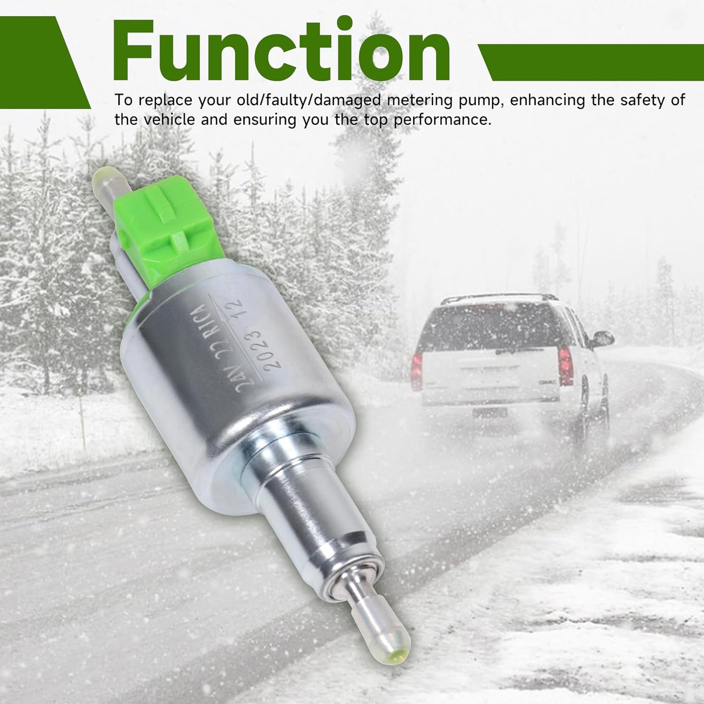 24V 22ML Diesel Heater Fuel Pump for Webasto Eberspacher 2KW 3KW 5KW and 8KW Air Parking Heater Pulse Metering Pump