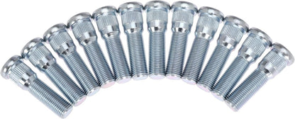 12Pcs Wheel Stud for Trailer for Lippert Axles 2000 lb to 3500 lb for Dexter 4400 lb with 1/2"-20 UNF Thread Size 0.617" Spline, 0.77" Head 2.19" Length