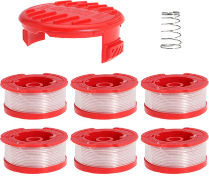 AC80RL3 Line String Trimmer Replacement Spool for Ryobi One Plus+ 18V 24V 40V P2000 P2002 P2003 P2004 P2006 P2006A P2200 Trimmers Replace AC14HCA Cover Cap 11Ft 0.08inch