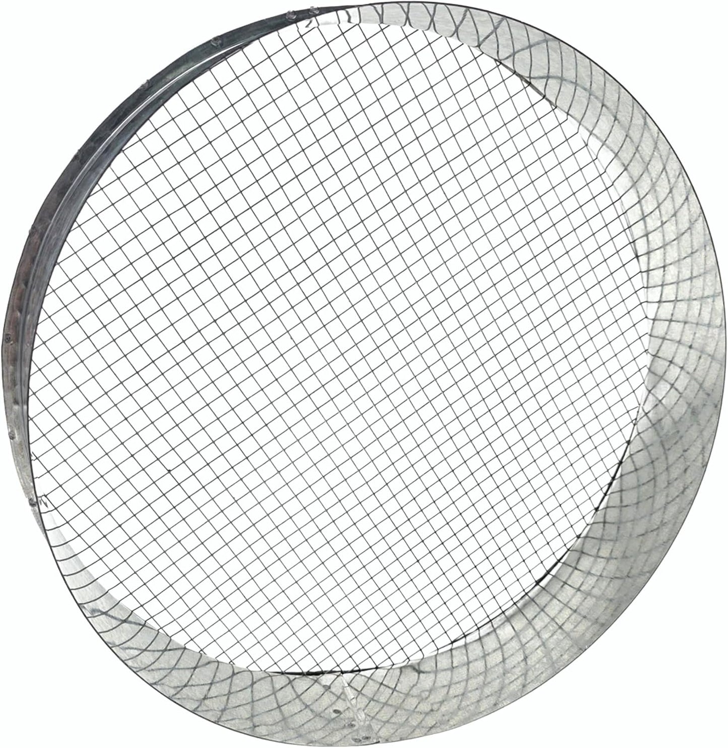 10" Galv Steel Outside Dryer Vent Cover Weatherproof Hood w/Mesh Screen | Rustproof galvanized steel vent cover blocks rain & wind. Built-in mesh stops birds & mice. Fits standard 10" ducts easily