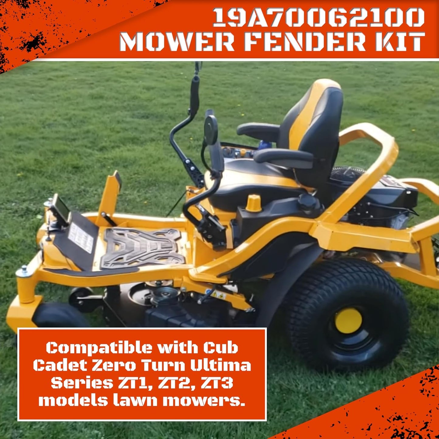 Steel Fender Kit for Cub Cadet Ultima Series Zero Turn Mowers Replaces 19A70062100 Fits ZT1 ZT2 ZT3 Models