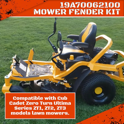 Steel Fender Kit for Cub Cadet Ultima Series Zero Turn Mowers Replaces 19A70062100 Fits ZT1 ZT2 ZT3 Models