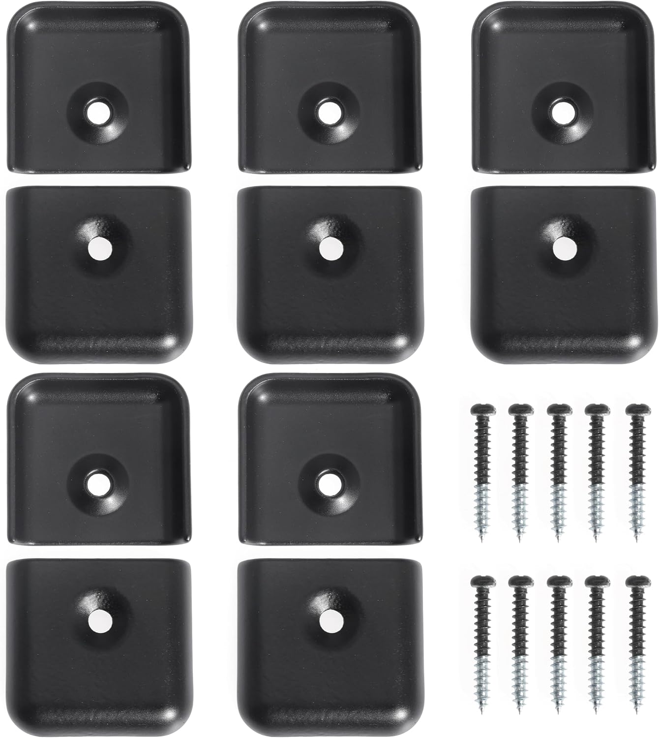 RV Trim End Caps for 1 Inch Vinyl RV Trim Molding Screw Covering Strip (White, 4pcs)