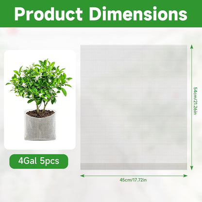 frtzal 5PCS 10 Gallon Root Guard Gopher Proof Wire Baskets, Stainless Steel Gopher Mole Vole Mesh Baskets, Underground Cages for Plant Roots, Trees, Flowers, Crops, Tubers (GB-10Gal-60 * 60)