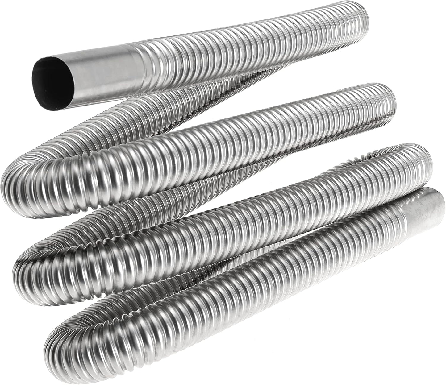 200cm 1 inch Heater Exhaust Pipe Generator Exhaust Extension Fuel Tank Gas Vent Hose with Clamps