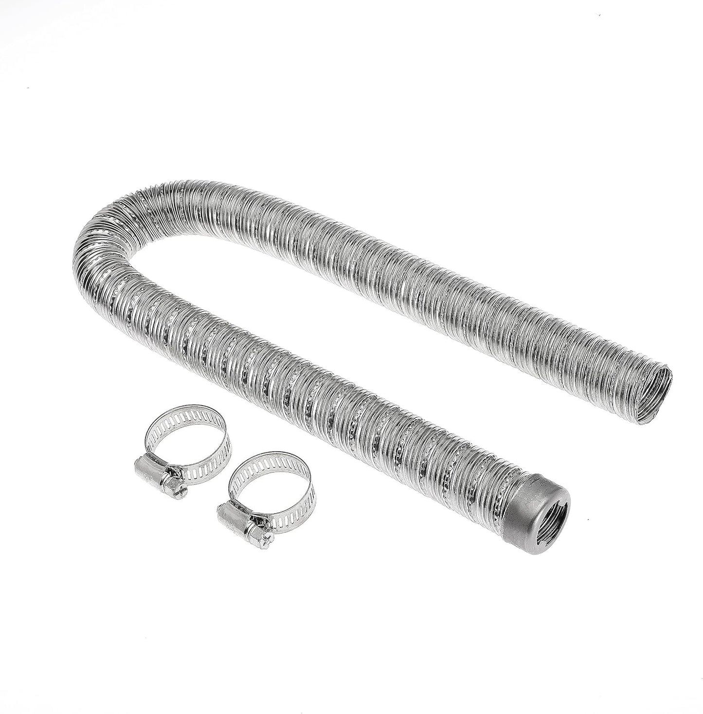 60cm 1 inch Diesel Heater Exhaust Pipe Generator Exhaust Extension Fuel Tank Diesel Gas Vent Hose with Clamps