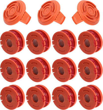 AC80RL3 Line String Trimmer Replacement Spool for Ryobi One Plus+ 18V 24V 40V P2000 P2002 P2003 P2004 P2006 P2006A P2200 Trimmers Replace AC14HCA Cover Cap 11Ft 0.08inch