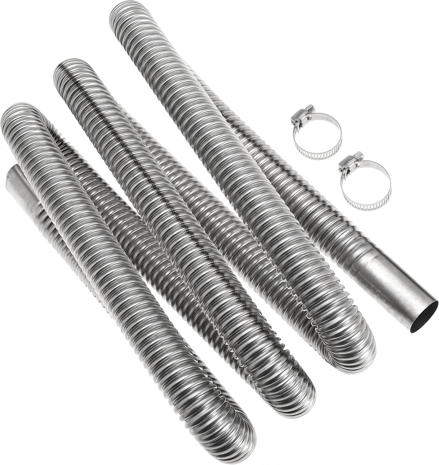 100cm 24mm Exhaust Pipe for Diesel Heater, 1 Inch ID Generator Exhaust Extension with Thru Hull Exhaust Skin and Tube Elbow Connector