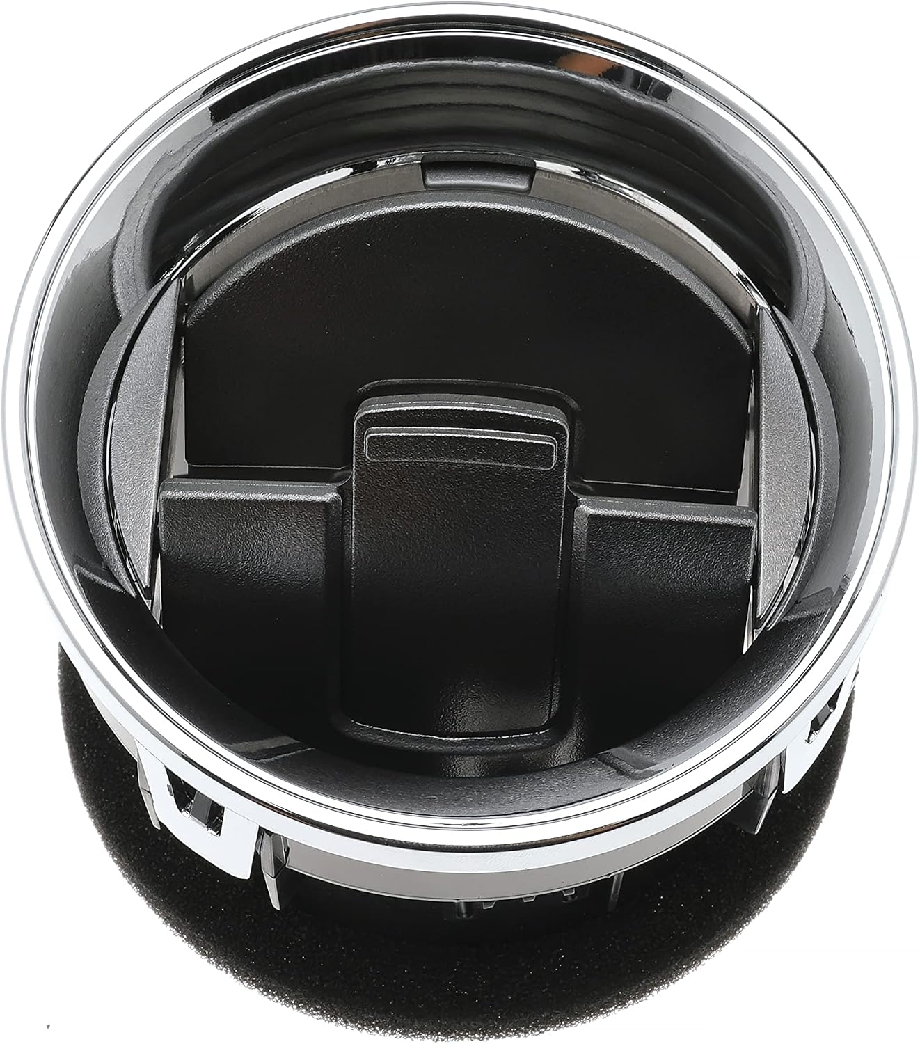Front Interior Dashboard Louvre AC Heater Air Vent Duct Chrome Set for Ford F150 F-150 Lobo 09 10 11 12 13 14 Replaces 9L3Z-19893-CA CL3Z19893EA 9L3Z19893AA 9L3Z-19893-AA CL3Z-19893-EA 9L3Z19893CA