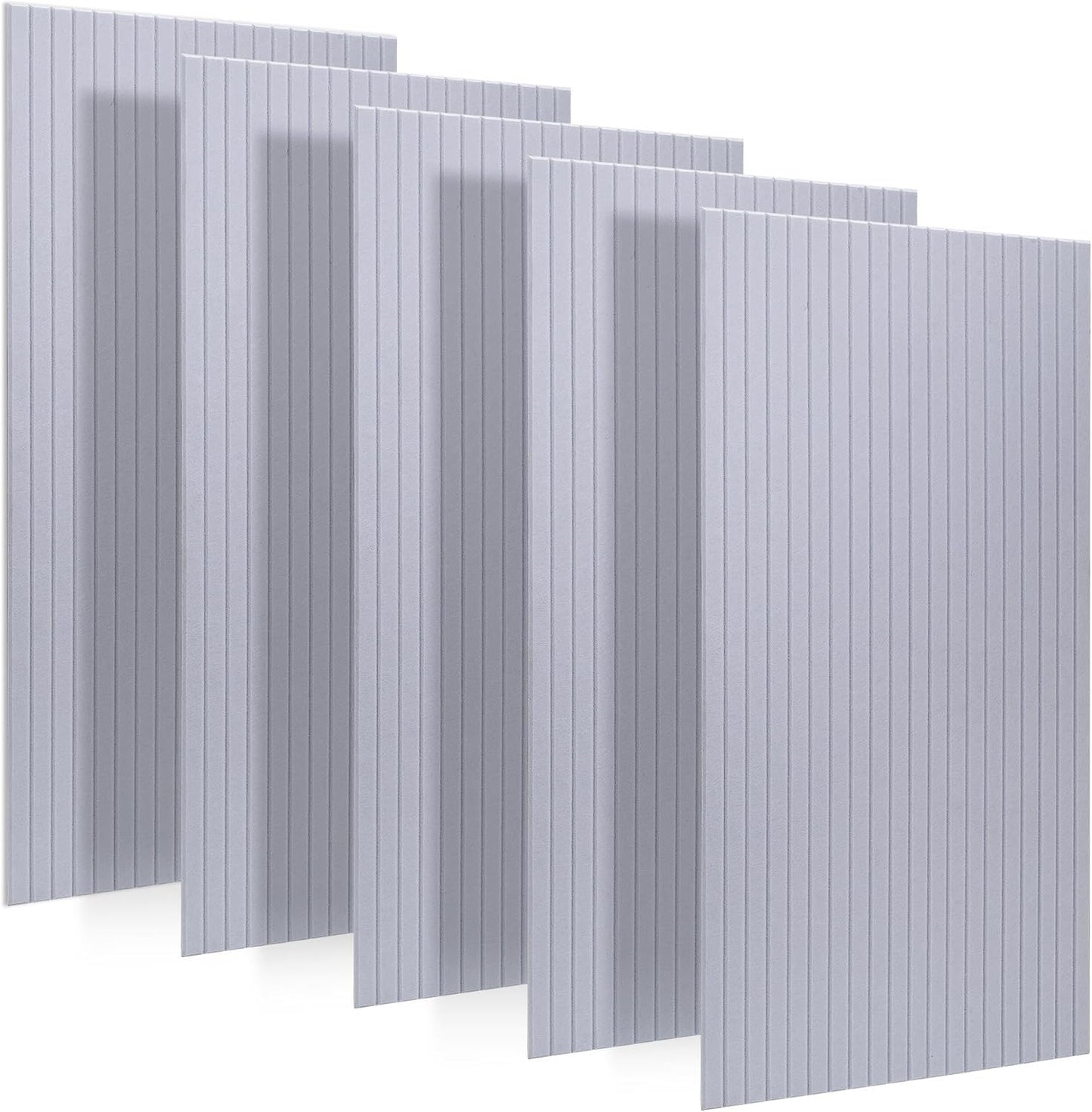 5 Pack Large Acoustic Panels for Wall Sound Proof 47.2 x 23.6 x 0.35 Inch Sound Dampening Panels for Wall Decor Sound Absorbing Polyester Fiber Wall Panel for Bedroom Home Studio Office