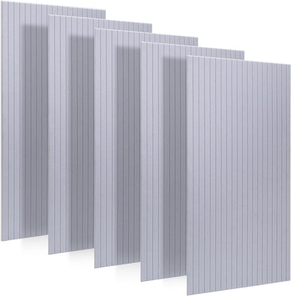 5 Pack Large Acoustic Panels for Wall Sound Proof 47.2 x 23.6 x 0.35 Inch Sound Dampening Panels for Wall Decor Sound Absorbing Polyester Fiber Wall Panel for Bedroom Home Studio Office