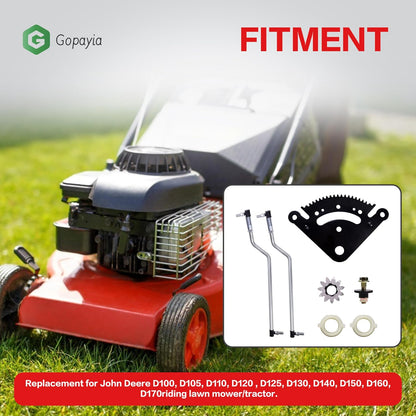 Steering Sector Drag Link Kit for John Deere D100 D105 D110 D120 D125 D130 D140 D150 D160 D170 Lawn Tractor