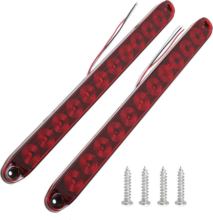 15 Inch 11 LED Trailer Light Bar 12V LED Tail Lights for Park Stop Brake Turn Signal Trailer Car Truck Boat Motorcycle 2PCS
