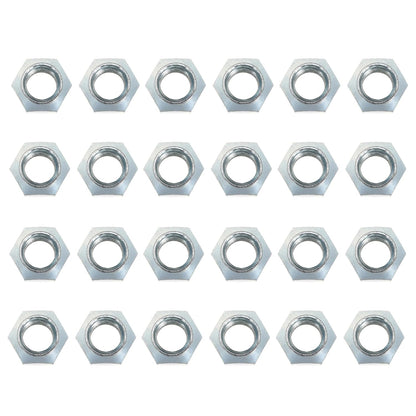 24Pcs 1/2-20 Inch Wheel Nuts for 1/2" Wheel Studs for Trailers for Boat Trailer Tires Length: 0.62"(15.77mm), Width: 0.8"(20.4mm) for RV Truck Tire