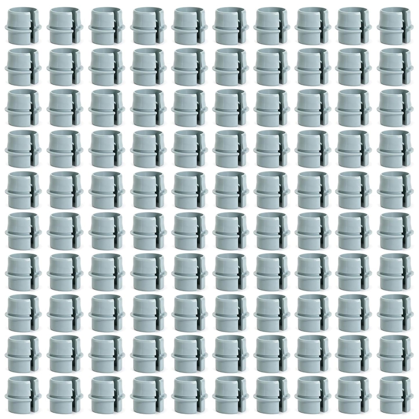100Pcs Non-Metallic Cable Connectors, 3/4" NM/MC Wire Clamp | Snap In Fixing Buckle for Wiring Single 14/2 to 10/3 AWG & Dual 14/2-14/3 AWG Wiring, Two 14/2-12/2-14/3 Awg, Etl Certified