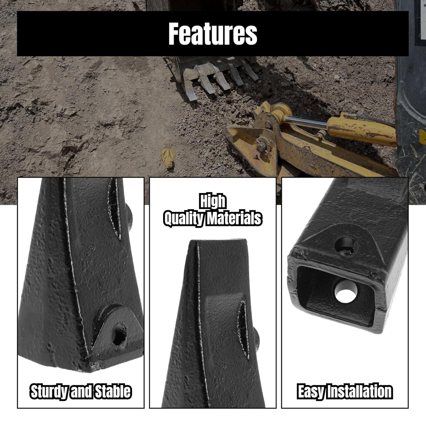 5.27" Length Long Bucket Teeth for Hensley X156 156PN P156 X156P for Takeuchi TB135 for Kubota 161-3 Excavator for Skid Steer Loader for Backhoe Loader