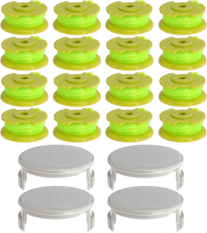 AC80RL3 Line String Trimmer Replacement Spool for Ryobi One Plus+ 18V 24V 40V P2000 P2002 P2003 P2004 P2006 P2006A P2200 Trimmers Replace AC14HCA Cover Cap 11Ft 0.08inch