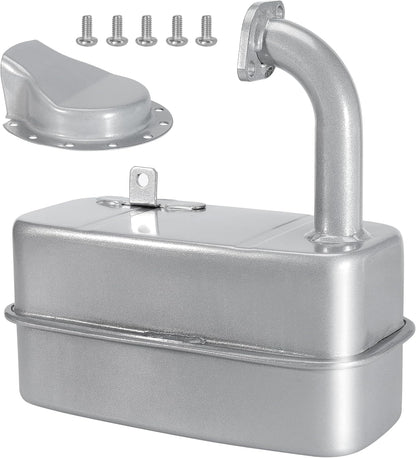 GY22156 Exhaust Muffler For John Deere D105 107S D110 E100 E110 X125 X145 X126 Tractors Replace GY21990 with Gasket