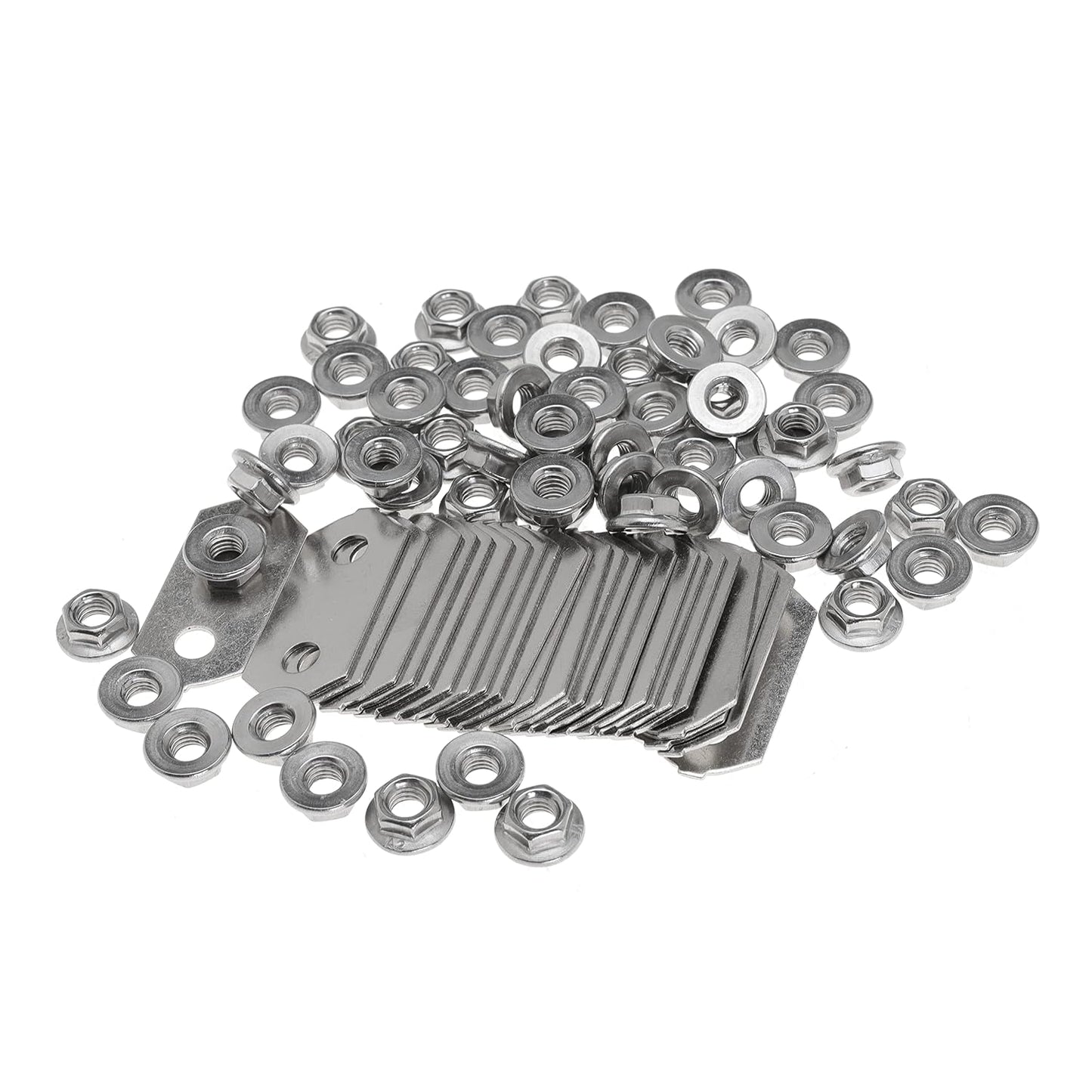 Nickel Plated, Copper Bus Bars and Stainless SS Nuts Set for Hybrid Battery for Toyota for Prius V for Lexus CT200h 04 05 06 07 08 09 10 11 12 13 14 15 16 17 (Improved Model)