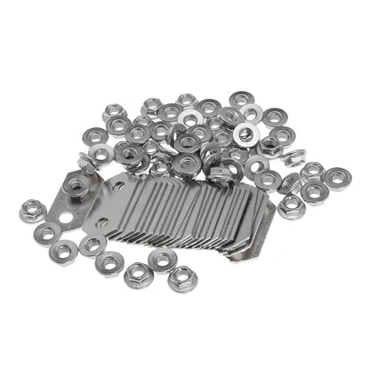 Nickel Plated, Copper Bus Bars and Stainless SS Nuts Set for Hybrid Battery for Toyota for Prius V for Lexus CT200h 04 05 06 07 08 09 10 11 12 13 14 15 16 17 (Improved Model)