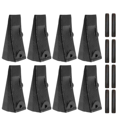 5.27" Length Long Bucket Teeth for Hensley X156 156PN P156 X156P for Takeuchi TB135 for Kubota 161-3 Excavator for Skid Steer Loader for Backhoe Loader