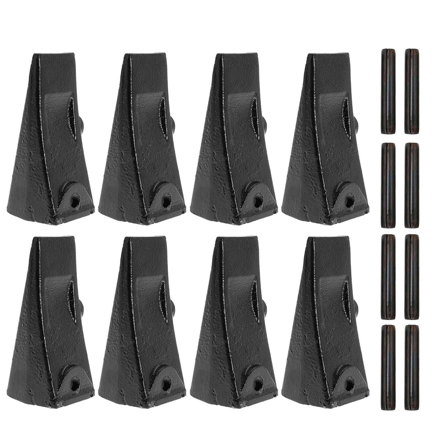 5.27" Length Long Bucket Teeth for Hensley X156 156PN P156 X156P for Takeuchi TB135 for Kubota 161-3 Excavator for Skid Steer Loader for Backhoe Loader
