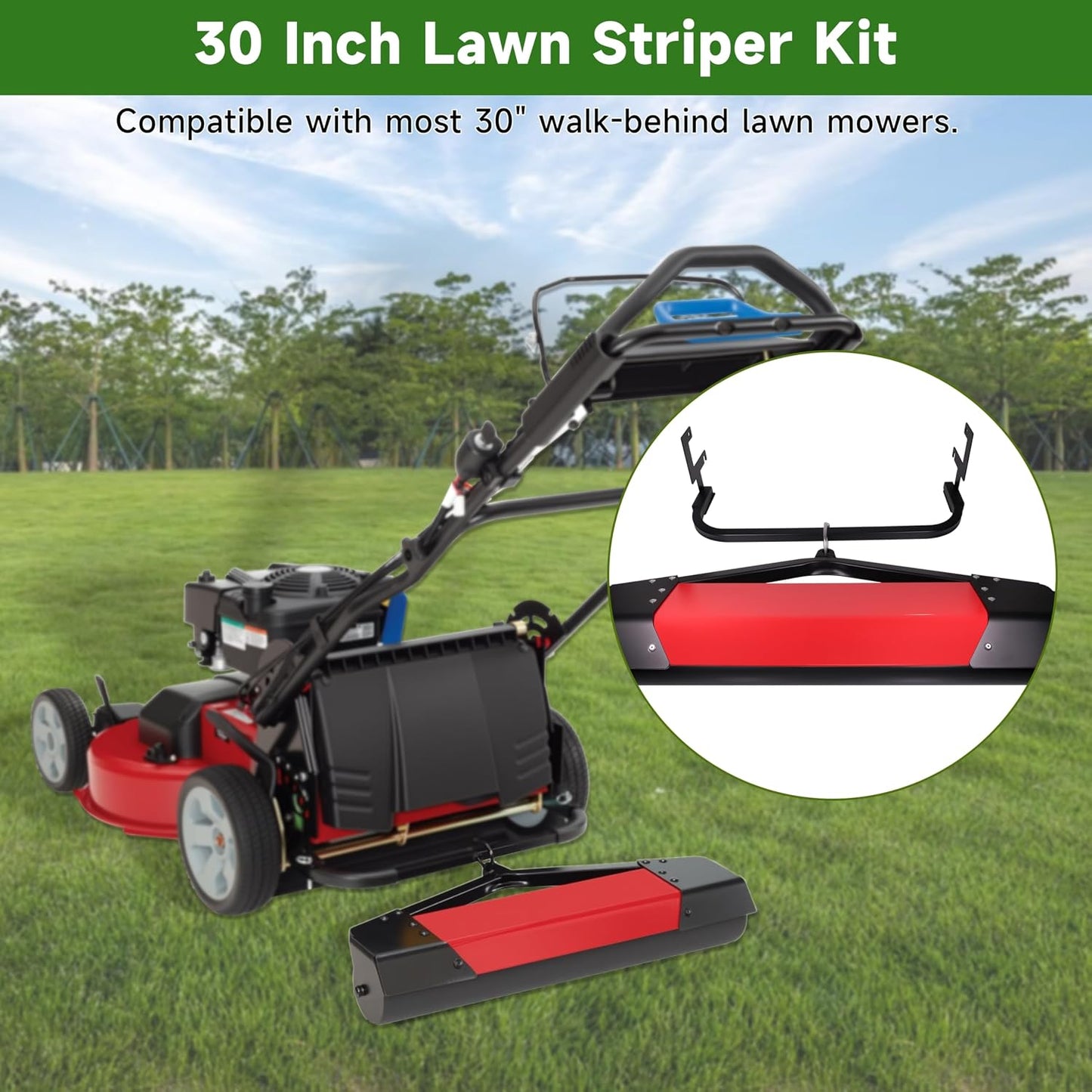 Lawn Striper Kit for Toro Striping Systems, Fits All Walk-Behind Lawn Mowers