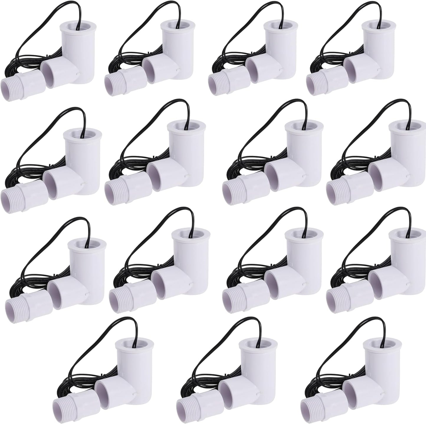 15PACK SS2 Float Switch with 3/4 Inch Adaptor and 6FT Wire Water Float Switch for HVAC Drain Pan Condensate Outlet