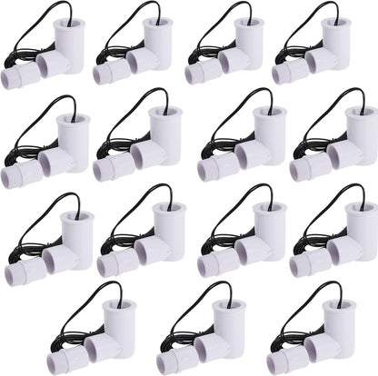 15PACK SS2 Float Switch with 3/4 Inch Adaptor and 6FT Wire Water Float Switch for HVAC Drain Pan Condensate Outlet