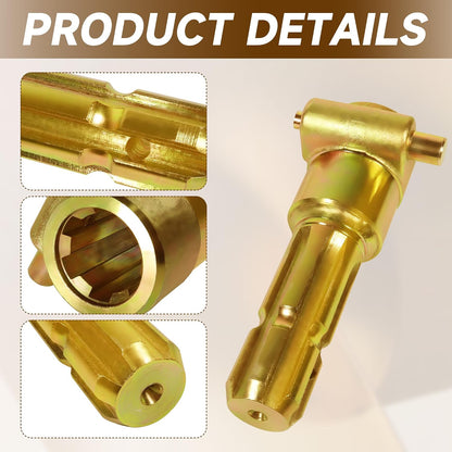 PTO Extender Adaptor, 1 3/8in 6 Spline Female, 1 3/8in 6 Spline Male, 70HP | For John Deere Bobcat,for Kubota,for Bush Hog Tractor, PTO Shaft Extension, PTO Shaft Quick Connect