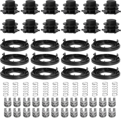 25-2 Trimmer Head Rebuild Kit for Stihl 25-2 FS44 FS55 FS80 FS83 FS85 FS90 FS100 FS100RX FS110 FS120 FS130 String Trimmer with Cover Cap Parts Head Spool (Spool-S2512)