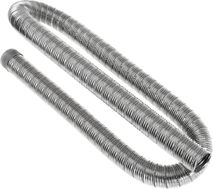 100cm 24mm Exhaust Pipe for Diesel Heater, 1 Inch ID Generator Exhaust Extension with Clamps for Parking Air Heaters Replaces 36061296 90394 (Double Wall)