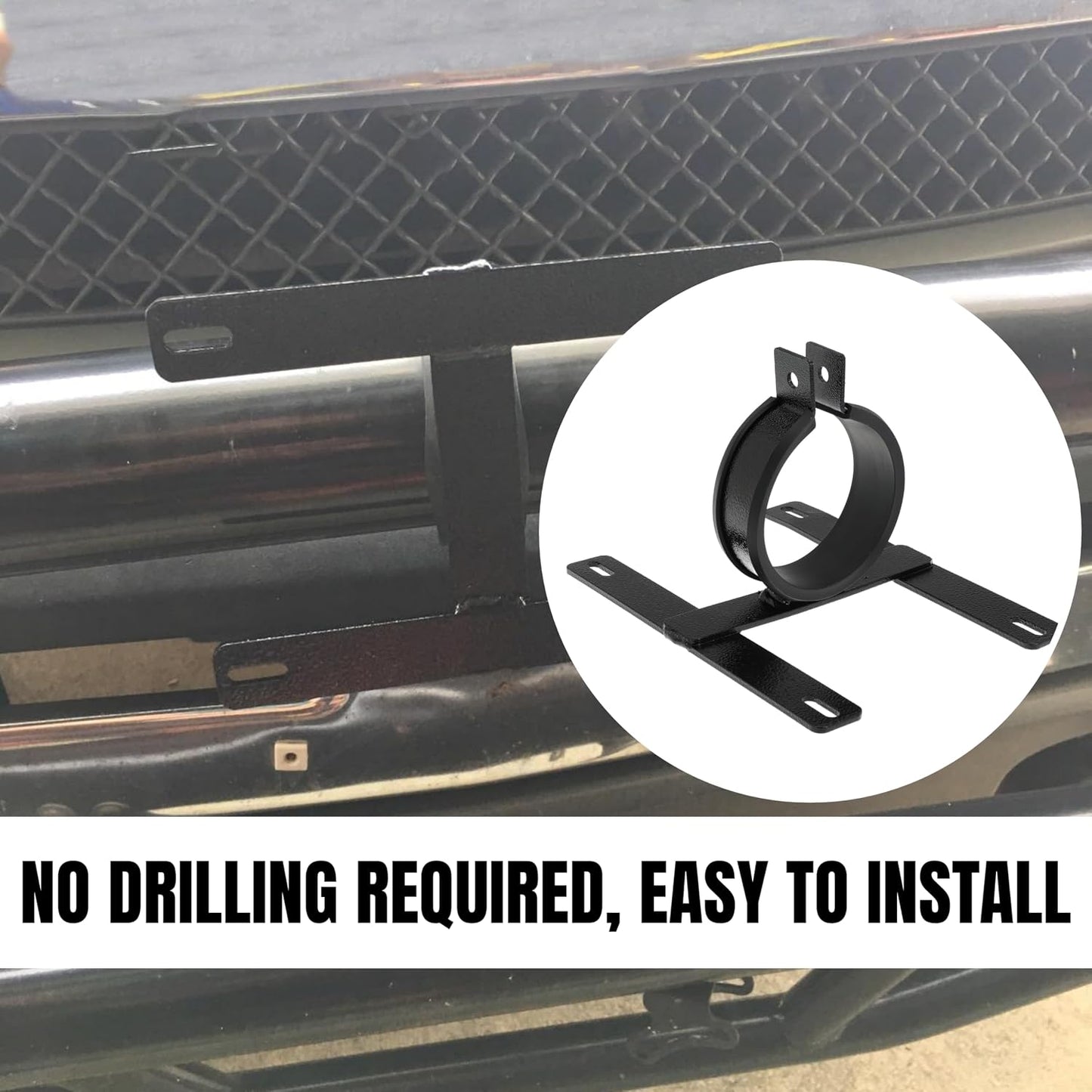 11503.80 Tube Bumper License Plate Bracket for Jeep Wrangler TJ | 1997-2006