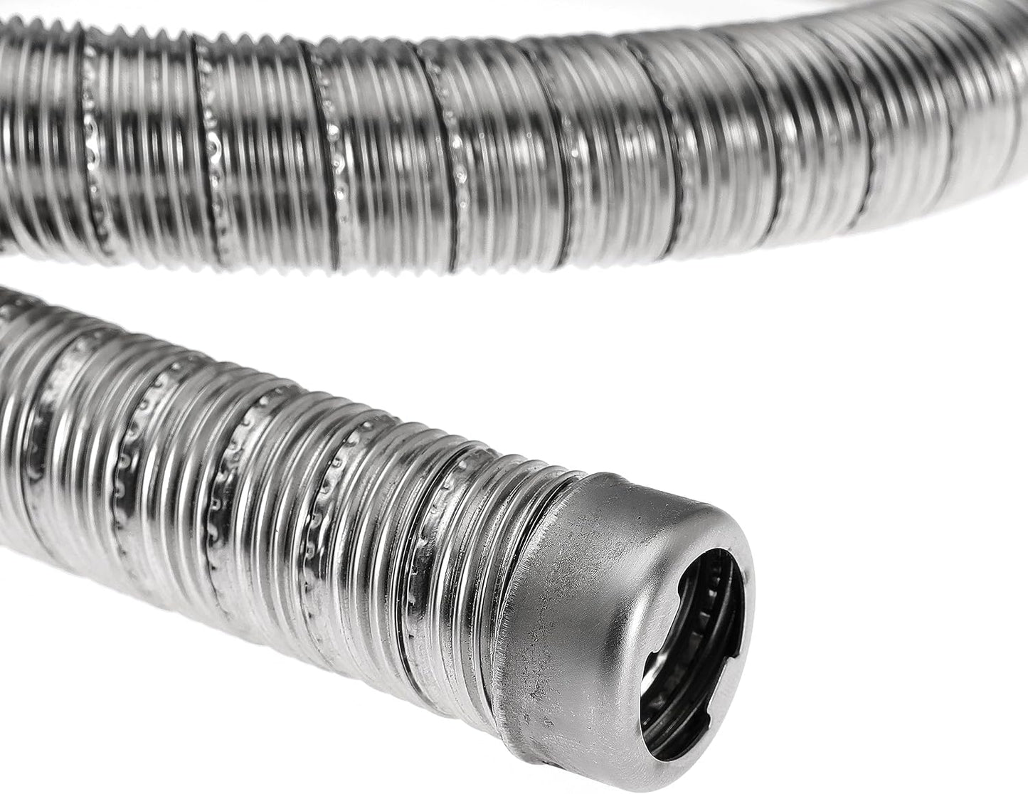 120cm 24mm Exhaust Pipe for Diesel Heater, 1 Inch ID Generator Exhaust Extension with Clamps for Parking Air Heaters (Double Wall)