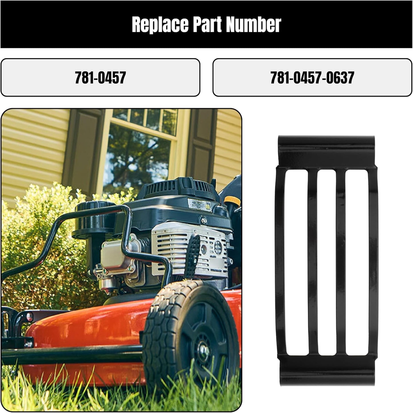 Shredder Screen for MTD for Craftsman Compatible with 781-0457-0637 781-0457 for Chipper, Yard Machine Shredder, 2 PCS