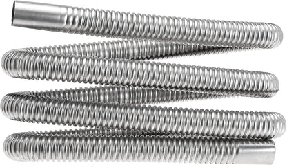 200cm 1 inch Heater Exhaust Pipe Generator Exhaust Extension Fuel Tank Gas Vent Hose with Clamps