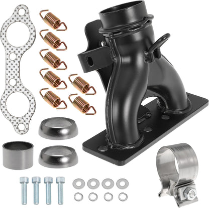 1262138-489 Exhaust Manifold with Exhaust Pipe Donut Gasket Seal Spring Kit for Polaris for Ranger 800 for Polaris for Ranger for Crew HD XP 800 2010 2011 2012 2013 2014