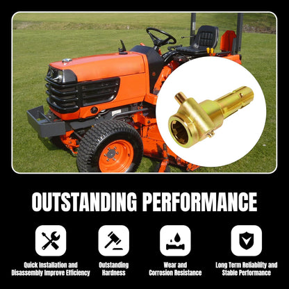 PTO Extender Adaptor, 1 3/8in 6 Spline Female, 1 3/8in 6 Spline Male, 70HP | For John Deere Bobcat,for Kubota,for Bush Hog Tractor, PTO Shaft Extension, PTO Shaft Quick Connect