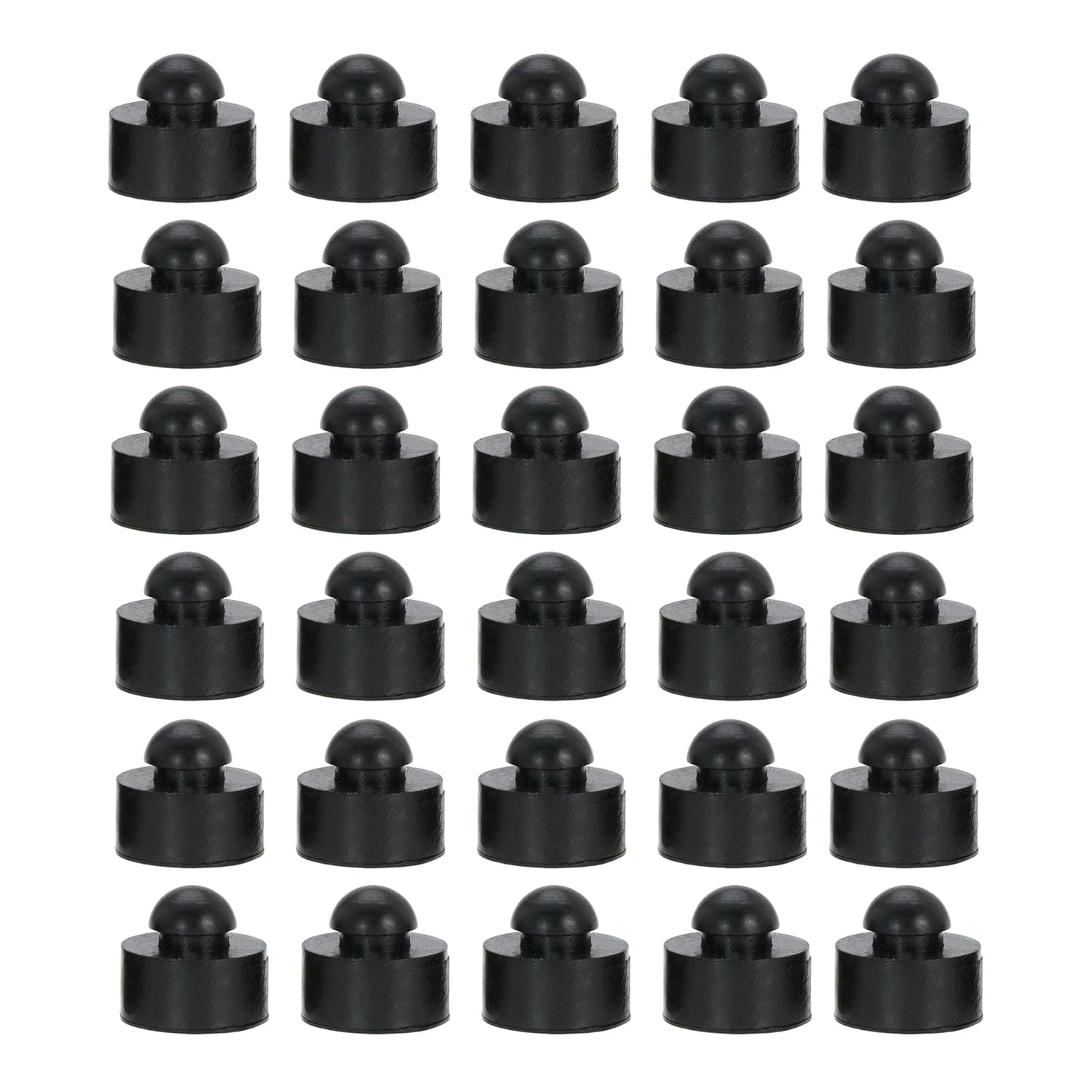 1/4" Push-in Bumper Feet Crock Pot Rubber Bumpers Replacement for Blackstone Grill Griddle Crock Pots 30pcs