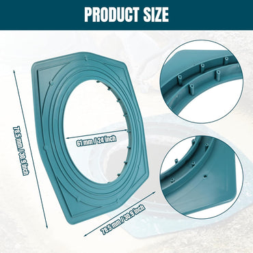 20 In 24 In Septic Tank Riser Lids, Riser Adapter Rings, Tank Covers Adapter Ring Cover Replace 3009-AR (2PCS)