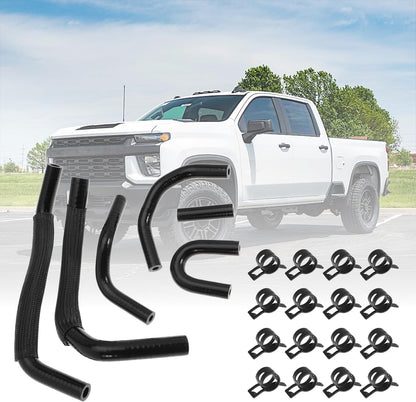 Low Pressure Fuel Line Kit Replace 12625277 97321372 97321375 97321374 97321373 94013125 2004.5-2005 6.6L For LLY Duramax 2500HD 3500HD C4500 C5500