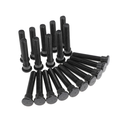 Wheel Stud Bolt 1" Longer Than Stock for Ford for Mustang 1965-2004 for Chevy C10 1973-1987 with Extended Length, 1/2" x 20 Thread, 3" Length, 0.625 Knurl (20Pcs)